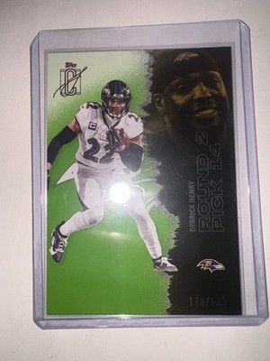 Topps 2025 Signature Class Derrick Henry #6 Serial Numbered /175 Lime Green