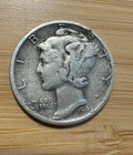 1943 Mercury Dime 90% Silver – Vintage US Coin –Winged Liberty Head – Circulated