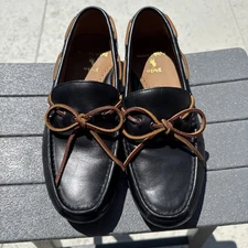 Polo Ralph Lauren Roberts 11721 J20 Mens Black Size 9D Loafers