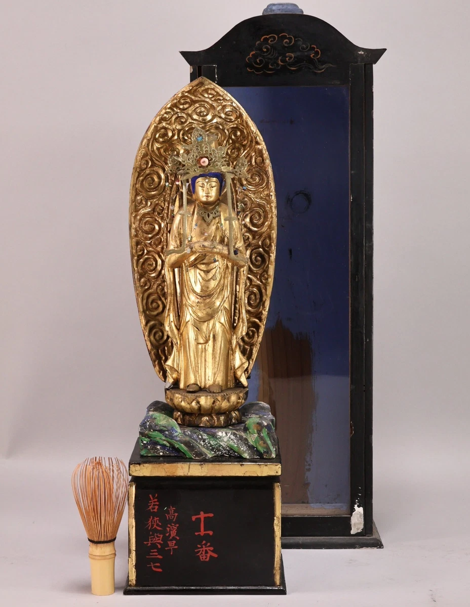 古董日本木制雕像1850-1899 | eBay