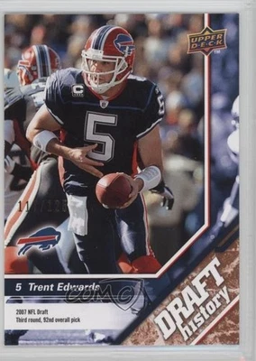 2009 Upper Deck Draft Edition History Bronze 117/125 Trent Edwards #175 b6s - Image 1 of 3