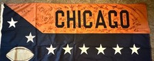 Chicago Bears Championship Flag 61 PLAYERS Autograph PSA/DNA Certified 2026