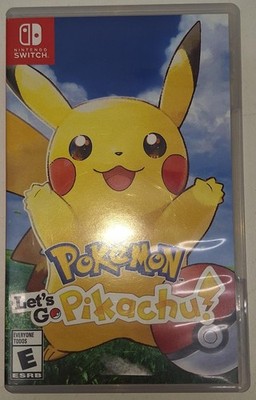NINTENDO SWITCH POKEMON LETS GO PIKACHU CARTRIDGE WITH CASE (P28019282)