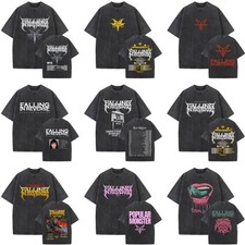 Falling In Reverse Cotton Rock Band T-Shirt Washed Vintage Look