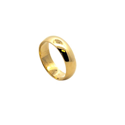 18 Karat Gelbgold schlichter Ehering - Bild 6 von 8