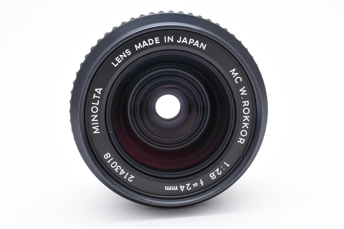 ☆美品☆ Minolta MC W.Rokkor 24mm F/2.8 8030 EXC +5