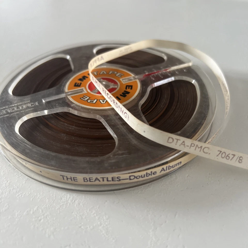 The Beatles - White Album 1st UK *Mono* 3 1/4" Reel-to-Reel DTA-PMC7067/8. EX - Bild 4 von 4