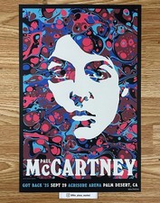 Paul McCartney official VIP Palm Desert 9/29/2025 concert poster print RARE