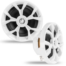 BBMS65W 400W Peak 200W RMS 6.5" 2-Way Coaxial Marine Speakers White 