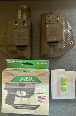 LASER MAX GREEN LASER GRIP SENSE SIG SAUER P365/P365XL & 2 HOLSTERS GS-P365-G