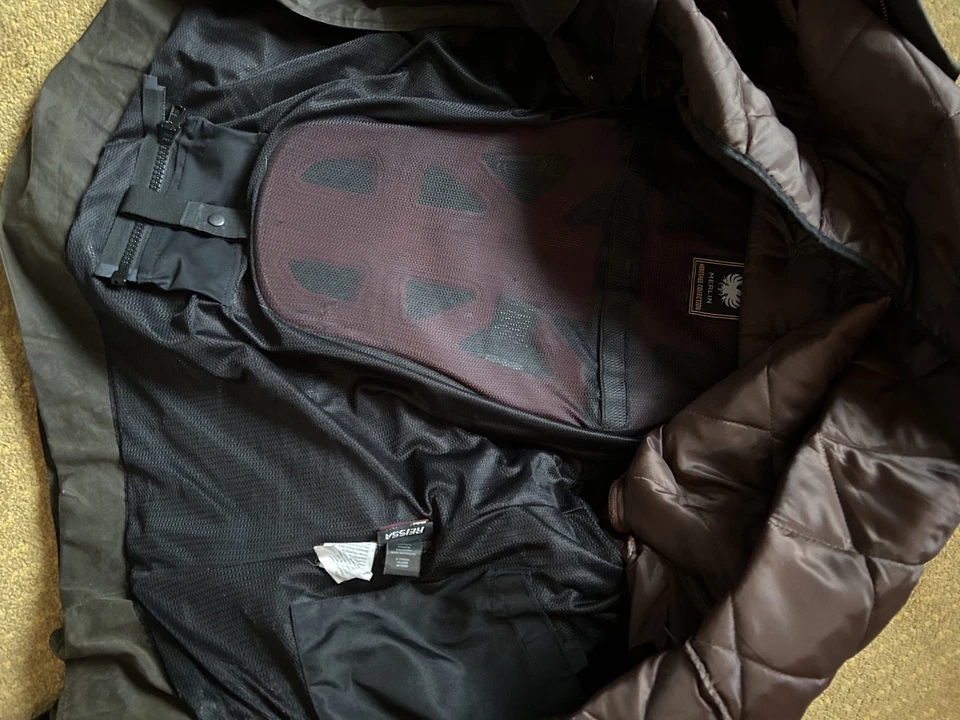 Merlin Voxhall II Motorradjacke, XL, Protektoren / gewachste Baumwolle - Bild 3 von 4