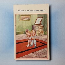 Comic Postcard 1921 Smoking Ladies Maid T Gilson Ludgate