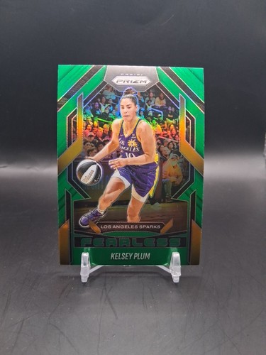 2025 Panini Prizm WNBA - Fearless Kelsey Plum #11 Green Prizm