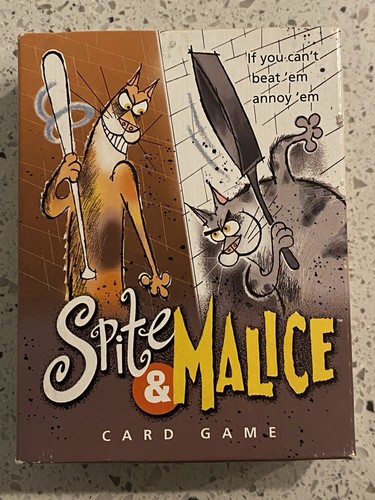 HASBRO Spite & Malice Card Game Double Deck Edition (110 Cards)- Ready To Play!!