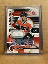22-23 Upper Deck SPGU - Authentic Rookies Noah Cates #186 Red Auto Jersey /149 