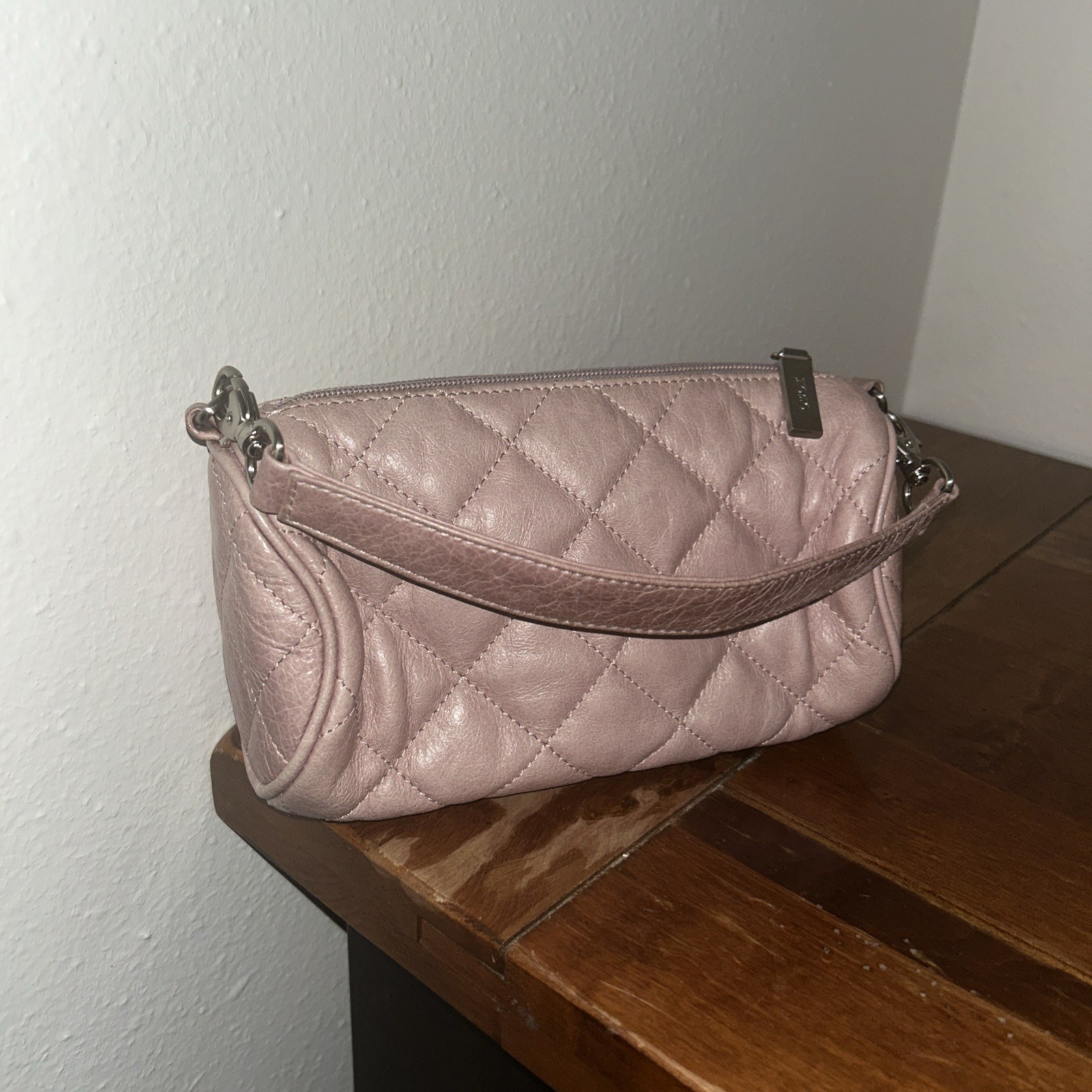 HOBO International  Barrel Quilted Bag Rose Color