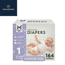Member's Mark Premium Baby Diapers, Sizes: Newborn - 8