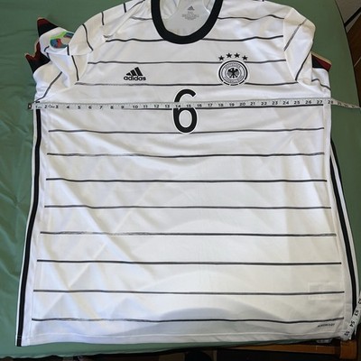 Adidas Germany 2020 Euros Kit Kimmich #6 3XL XXXL Soccer Jersey NWT White