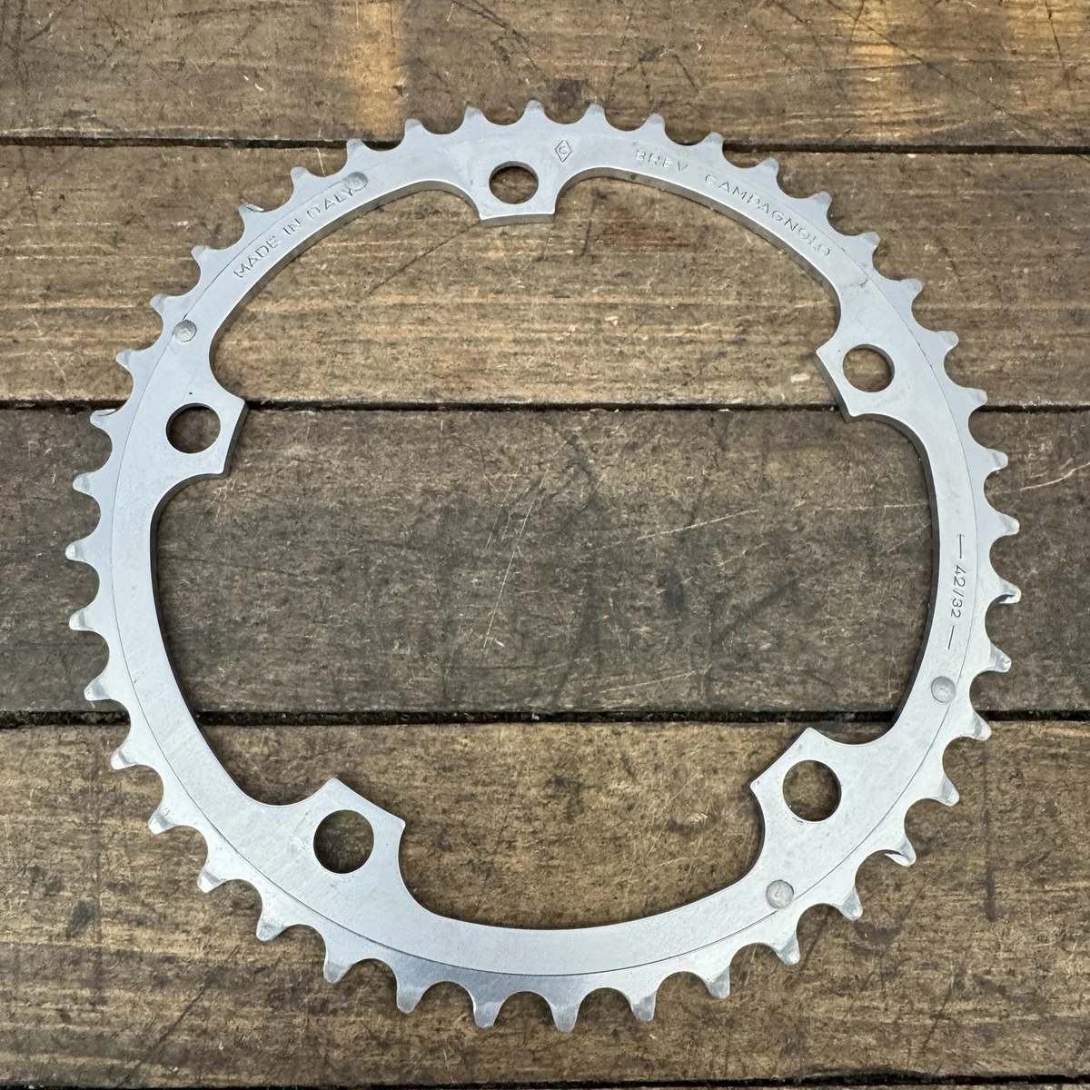 Plateau pour pédalier-Crankset chainring NEUF-NOS CAMPAGNOLO RECORD (52d/BCD135) ref122pp5 - Cycles Fun Passion