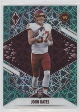 2021 Panini Phoenix Rookie Green Lazer 4/25 John Bates #192 5u3