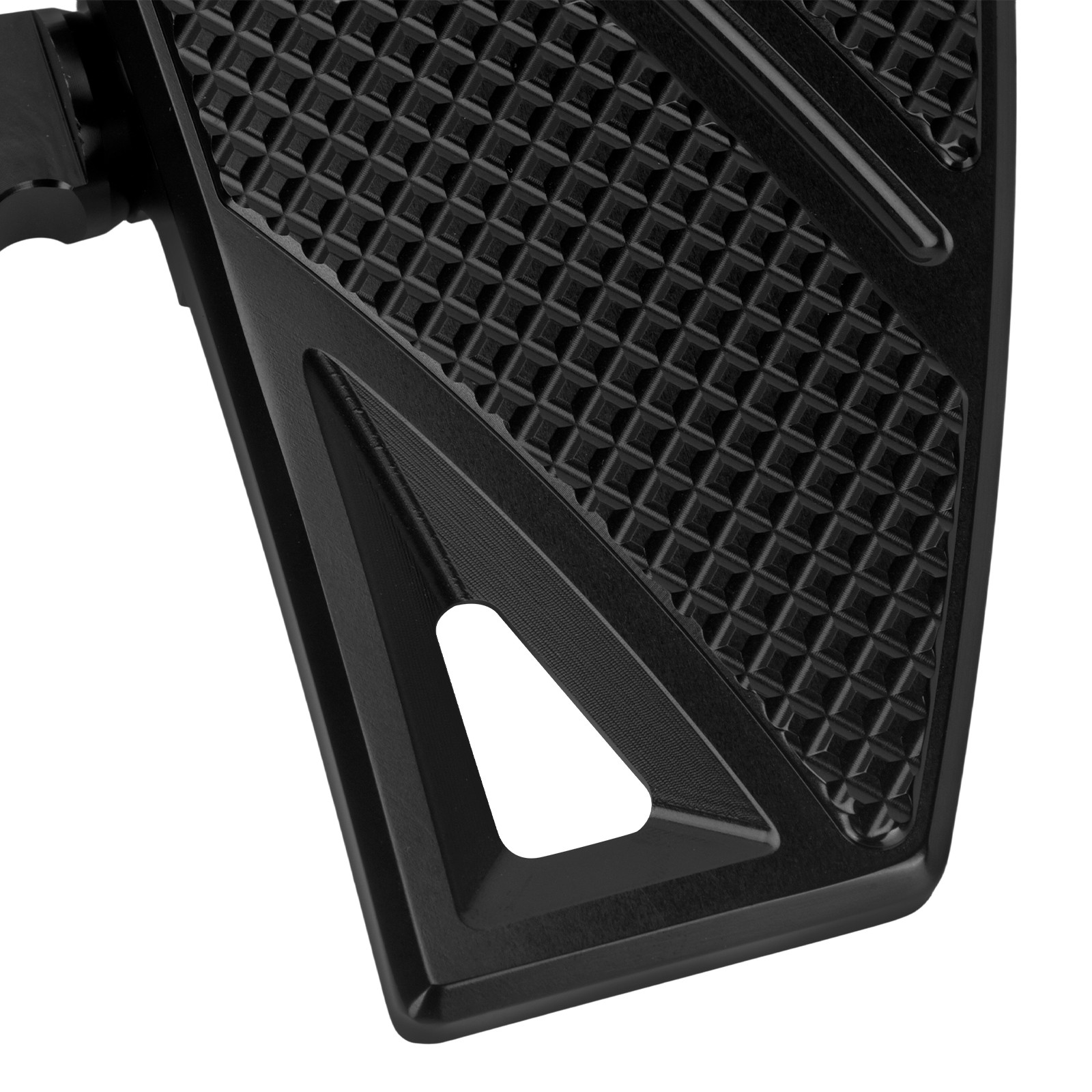 Black Floorboards Foot Pegs Driver Passenger Footboards For Harley Touring 86-25