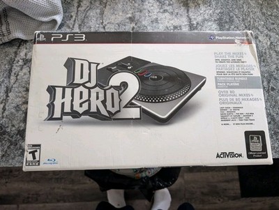 DJ Hero 2 Turntable Bundle PS3 PlayStation 3 Open Box Activision
