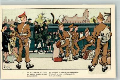 39744403 - Nr. 3 sign. Bizuth In Germany Lets get Cracking Eisenbahn Militaer