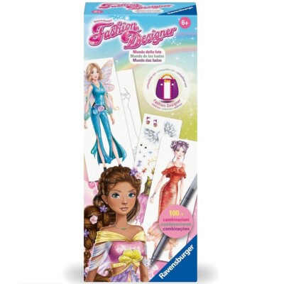 Ravensburger Fashion Designer Style Book – Libro Di Moda Per Creare Collezioni, Disegni Da Colorare Con Stencil, Per Bambini 6+ Anni - 2