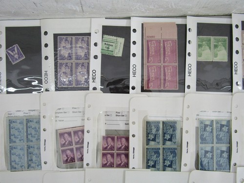 Nystamps US much mint NH old stamp & block collection high cost m3qf - Picture 3 of 11