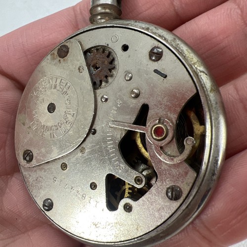 ANTIQUE USA MEN'S POCKET WATCH 18S MOVEMENT (FOR REPAIR) - Picture 3 of 10