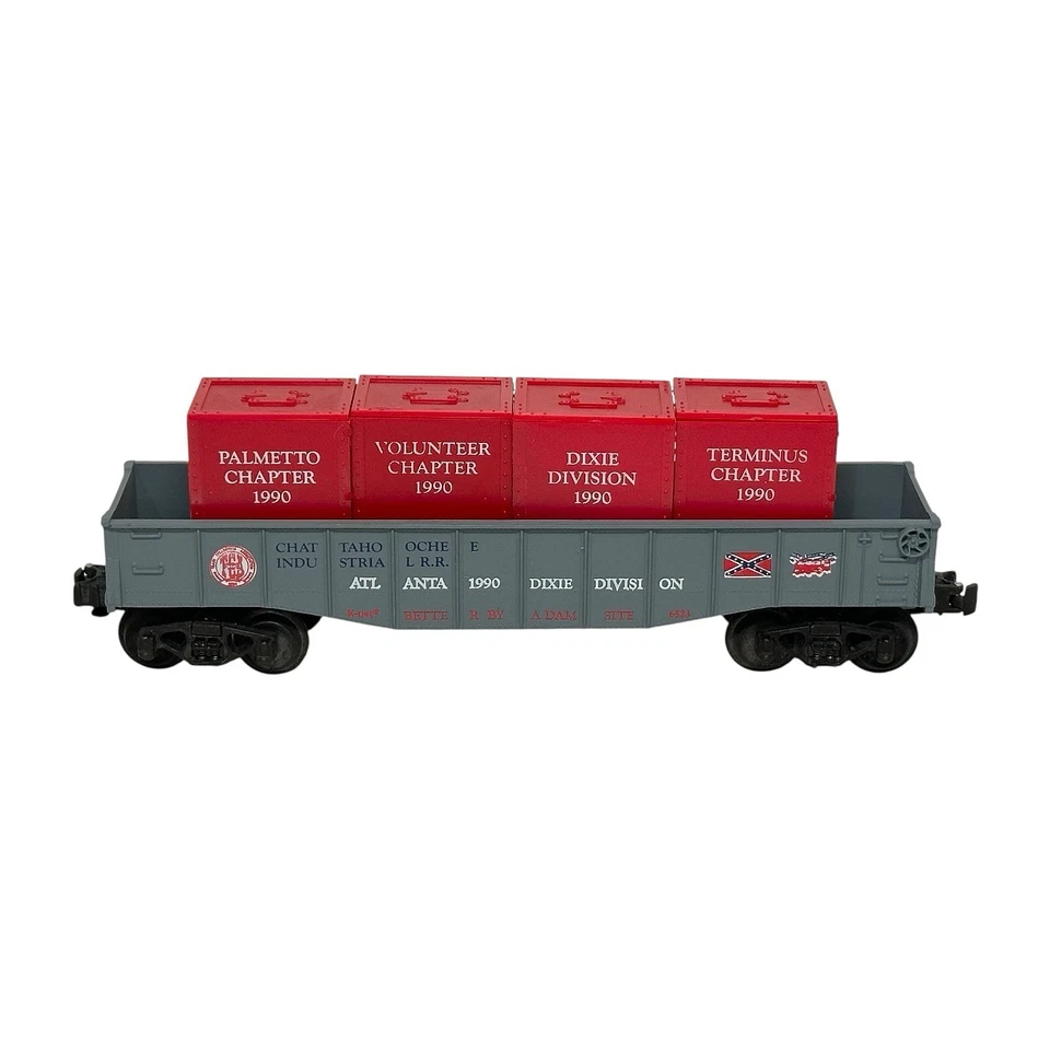 K-LINE O SCALE ATLANTA CHATTAHOOCHEE INDUSTRIAL DIXIE DIVISION GONDOLA K-6523 - Image 2 of 4