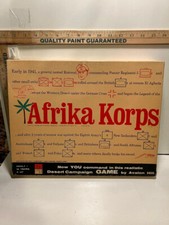 1964 AFRIKA KORPS BOARD GAME by AVALON HILL - COMPLETE