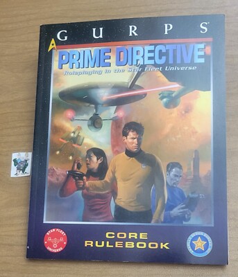 =GURPS Prime Directive Core Rulebook Star Fleet Universe Steve Jackson Games =