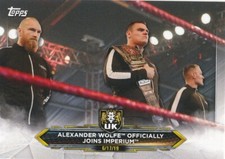 #2 Alexander Wolfe Officially Joins Imperium 2020 Topps WWE NXT