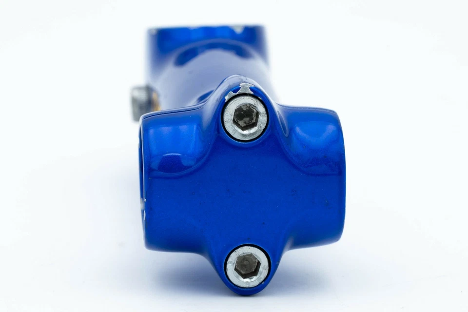 CHESINI 110mm 1" INCH STEM BLUE THREADLESS 90s VINTAGE AHEAD ROAD RACING BIKE - Image 2 of 4