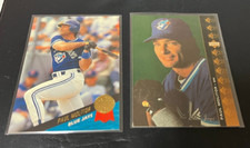PAUL MOLITOR 1993 LEAF & 1994 UPPER DECK SP PREMIUM CARDS LOT of 2 BLUE JAYS HOF