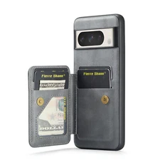 Magnetic Wallet Back Card Stand PU Leather Case For Google Pixel 9 Pro XL / 8/7A