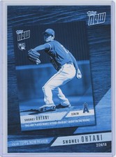 2019 Topps Now Shohei Ohtani /49 Blue Jumbo 5x7 #TN-2 RC Topps In Review RARE