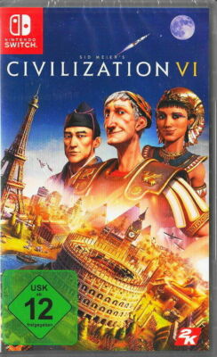 NEU für Nintendo Switch Spiel Civilization 6 VI CIV6 Game Key Download Code 24h