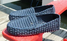 Orcatex Orca Classic Loafer/ Navy Beach Boating Water Sand Surf Pull On Shoes 