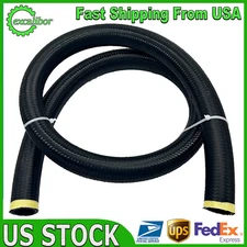 20AN AN20 Hose Fuel line Nylon Steel Braided CPE Rubber Oil Cooling Line 5 Feet