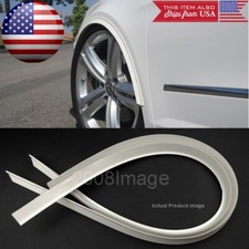 Protector labial extensión guardabarros cuerpo ancho arco blanco 47" 2 piezas para Nissan
