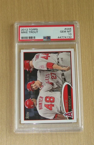 2012 Topps Series 2 Mike Trout #446 PSA 10 GEM MINT first Flagship card!