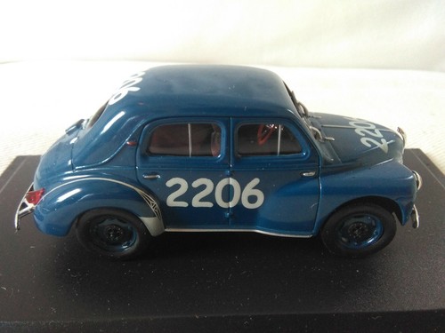 Preciosa miniatura 1:43 Eligor Renault 4 CV Mille Miglia de 1954. - Imagen 6 de 9