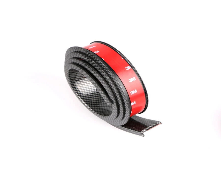 2 X Fibra de Carbono Color 5.5cm/1.5M Ampliación Rueda Coche Borde Cejas Protector Labios Foto 4 de 4