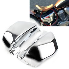 2PCS Battery Side Fairing Cover Chrome For Honda Magna VF 750 VF750C 1994-04 CT