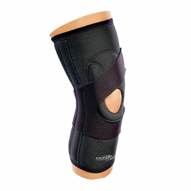 Donjoy Hinged Lateral J knee brace Black Drytex 110777 110778 eBay