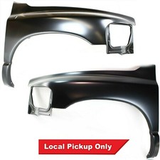 New Primed Driver Passenger Side Fender Set For 2002-2005 Dodge Ram 1500