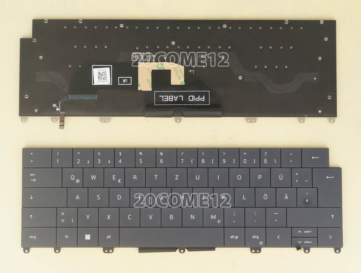 New for DELL XPS 13 9340 9345 9350 2024 - 2025 Keyboard Backlit
