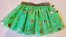 Saint Patrick's Day Green Tutu Gold Shamrocks 24 Months NWT
